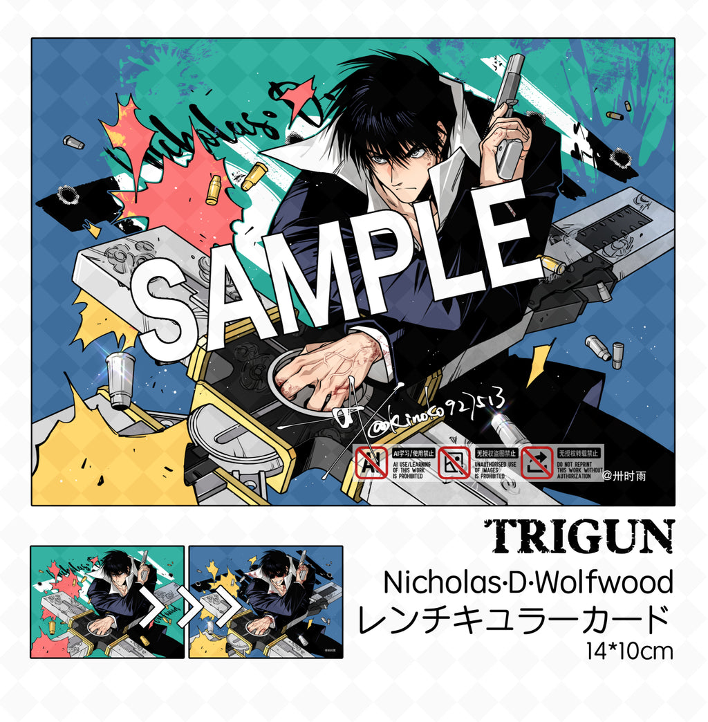 Trigun Vash&Wolfwood Collection acrylics anime doujin kinoko trigun