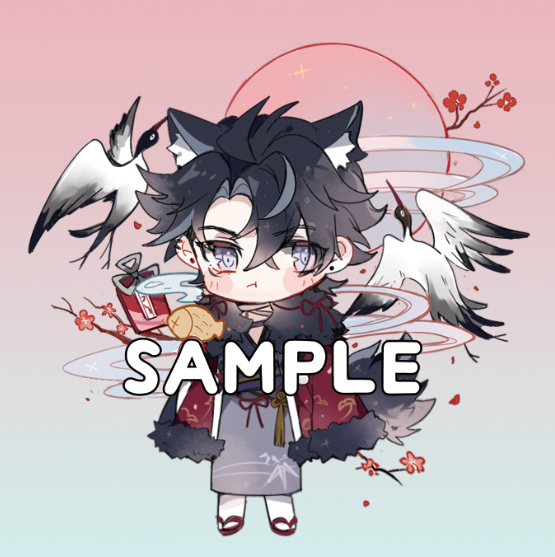 [PRE-ORDER] Genshin 四季流雲 Resin Acrylic Keychain