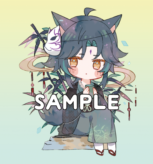 [PRE-ORDER] Genshin 四季流雲 Resin Acrylic Keychain