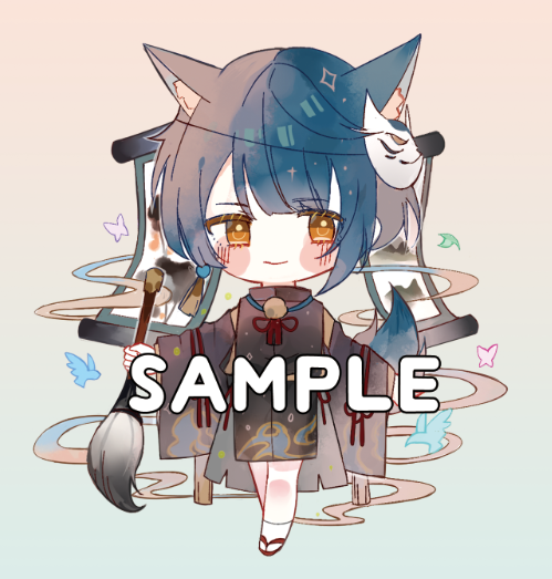 [PRE-ORDER] Genshin 四季流雲 Resin Acrylic Keychain