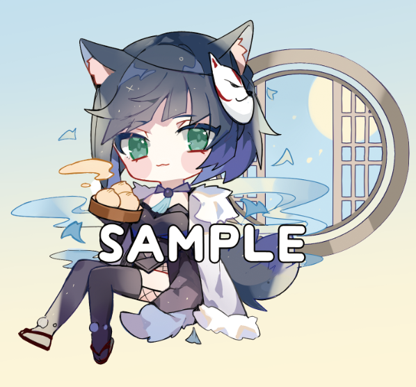 [PRE-ORDER] Genshin 四季流雲 Resin Acrylic Keychain